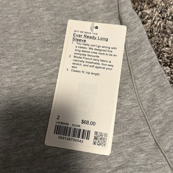 Lululemon Ever Ready Long Sleeve - Picture 2 of 2